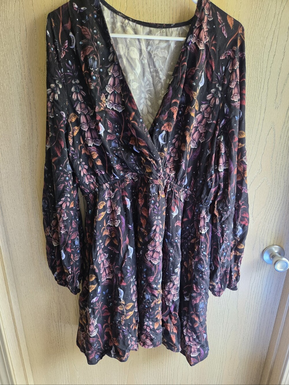 Disturbia Foxglove Mini Wrap Dress - Picture 4 of 13